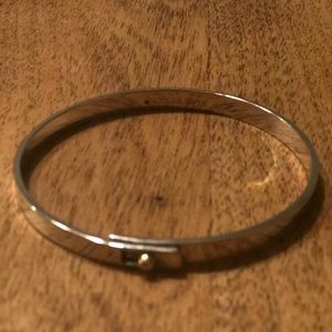 All Saints Silver Bangle